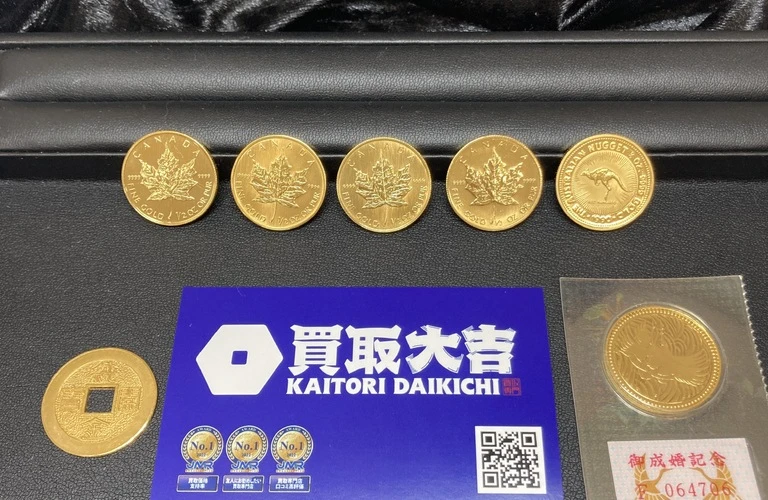 金貨を高く売るならお任せください！買取大吉北越谷店